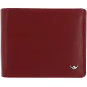 Golden Head Polo Portafoglio Protezione RFID Vera Pelle 12 cm rosso