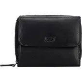 Jost Odense Portafoglio Protezione RFID Vera Pelle 12 cm nero