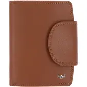 Golden Head Polo Portafoglio Protezione RFID Vera Pelle 12.5 cm marrone