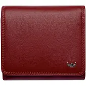 Golden Head Polo Portafoglio Protezione RFID Vera Pelle 10 cm rosso
