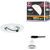 Paulmann Lampada a incasso NOVA, cromata, Ø 9 cm, orientabile, dimmerabile 840