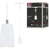 Paulmann Copertura per lampada a sospensione URail, bianco segnale, GU10