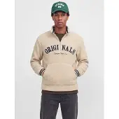 Jack & Jones Pullover 'JORFREDERIKSBERG' beige / nero