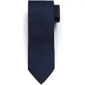 Suitable Cravatta Seta Navy Blu Blu scuro