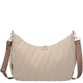 Zwei Funda Borsa a spalla 41 cm beige