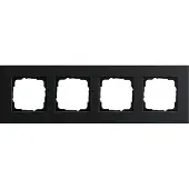 Gira Telaio di copertura 4f Esprit alluminio nero (anodizzato) 0214126