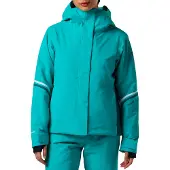 Rossignol - Giacca da sci impermeabile e traspirante - W Strawpile Insulated Ski Jacket Baltic in Poliestere Riciclato - Taglia L - Blu