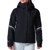 Rossignol - Giacca da sci impermeabile e traspirante - W Strawpile Insulated Ski Jacket Black in Poliestere Riciclato - Taglia L - Nero