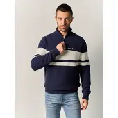KOROSHI Pullover navy / bianco