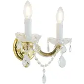 Orion Applique Marie Claire, cristallo, a 2 luci