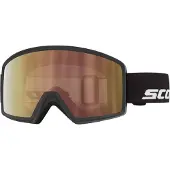 SCOTT - Maschera da sci fotocromatica - Neo Compact Light Sensitive Black AMP LS Cinnamon Chrome S1-3 in Silicone - Nero