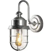 Konstsmide Applique da esterni Cerignola argento