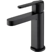 Merkloos Miscelatore monocomando per bagno, finitura nero opaco