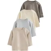 Next Maglietta crema / blu chiaro / marrone / greige