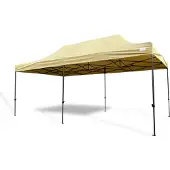 Grasekamp Gazebo pieghevole 3x6m Modena Beige struttura extra forte
