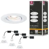 Paulmann Luce da incasso LED Nova Mini Plus set base orientabile