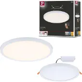 Paulmann Panel Areo 830 rotonda bianca dimmerabile, 23 cm
