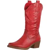 Elara Stivale da cowboy rosso