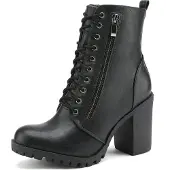 Dream Pairs Boots 'Damen Stiefel Stiefeletten' nero