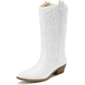 Dream Pairs Boots 'Klassische stiefel für Damen' bianco