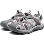 Dream Pairs Infradito grigio