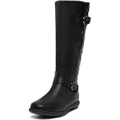 Dream Pairs Stivale nero