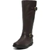 Dream Pairs Stivale marrone