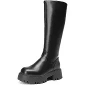Dream Pairs Stivale nero