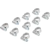 Bgs 8095-8x12 Fascetta stringitubo, 8x12 mm, INOX, set da 10