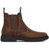 BOSS per uomo. 50574168 Stivaletti Ferling marrone scuro (43), Pelle, Basso, Nessuno, Classico