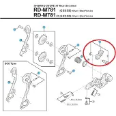 Shimano Kit Supporto Deragliatore Xt M786/m781
