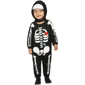 Atosa Costume Da Neonato Skeleton