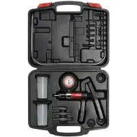 YATO Pompa per vuoto/pressione con accessori, set da 22 pezzi.