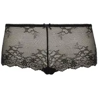 Lingadore Panty 'DAILY LACE' nero / trasparente
