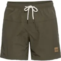 Urban Classics Pantaloncini da bagno 'Block Swim' cachi
