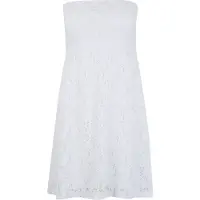 Urban Classics Ladies Laces Dress White Taglia: XS | Abiti Mini Outlet | Donna | Bianco