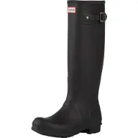 Hunter Women's Original Tall Stivali di gomma Donna (40,5, nero)
