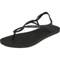 Havaianas Women's Luna Sandali Donna (33/34, nero)