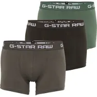 G-Star Boxer Raw CLASSIC TRUNK CLR 3 PACK uomini - Verde - EU XS