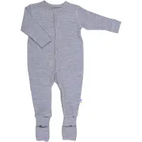 Joha Kid's 581 Nightsuit 2-In-1 Foot Basic Tuta outdoor Bambini (60, lilla/grigio)