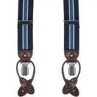 Profuomo Bretelle Luxe Navy-Azzurro Chiaro Blu scuro Blu