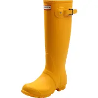 Hunter Boots Women's Original Tall Stivali di gomma Donna (43, giallo)
