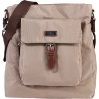 Tom Tailor Borsa a tracolla 'Rina' beige / cioccolato
