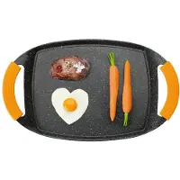 Ibili Piastra Per Grigliare Piatta Basic Stone 36x22.5 Cm