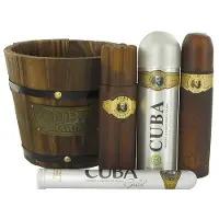 New Brand Perfumes Gold Uomo EDT 100ml Dopobarba 100ml Deodorante 200ml EDT 35ml — Cofanetto Eau de Toilette