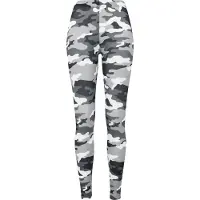 Urban Classics Leggings grigio / nero / bianco