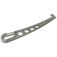 Metolius Torque Nut Tool Rimozione blocchi di incastro (One Size, grigio)