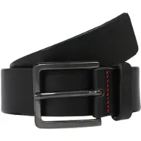 HUGO per uomo. 50385358 Cintura in pelle Gionio nera (100 cm), Nero, Casual