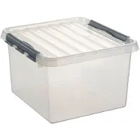 Sunware Contenitore 26L trasparente 40 x 40 x 26 cm