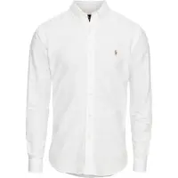 Ralph Lauren per uomo. 710549084006 Camicia Oxford bianca slim fit (XL), Bianco, Casual, Cotone, Manica lunga